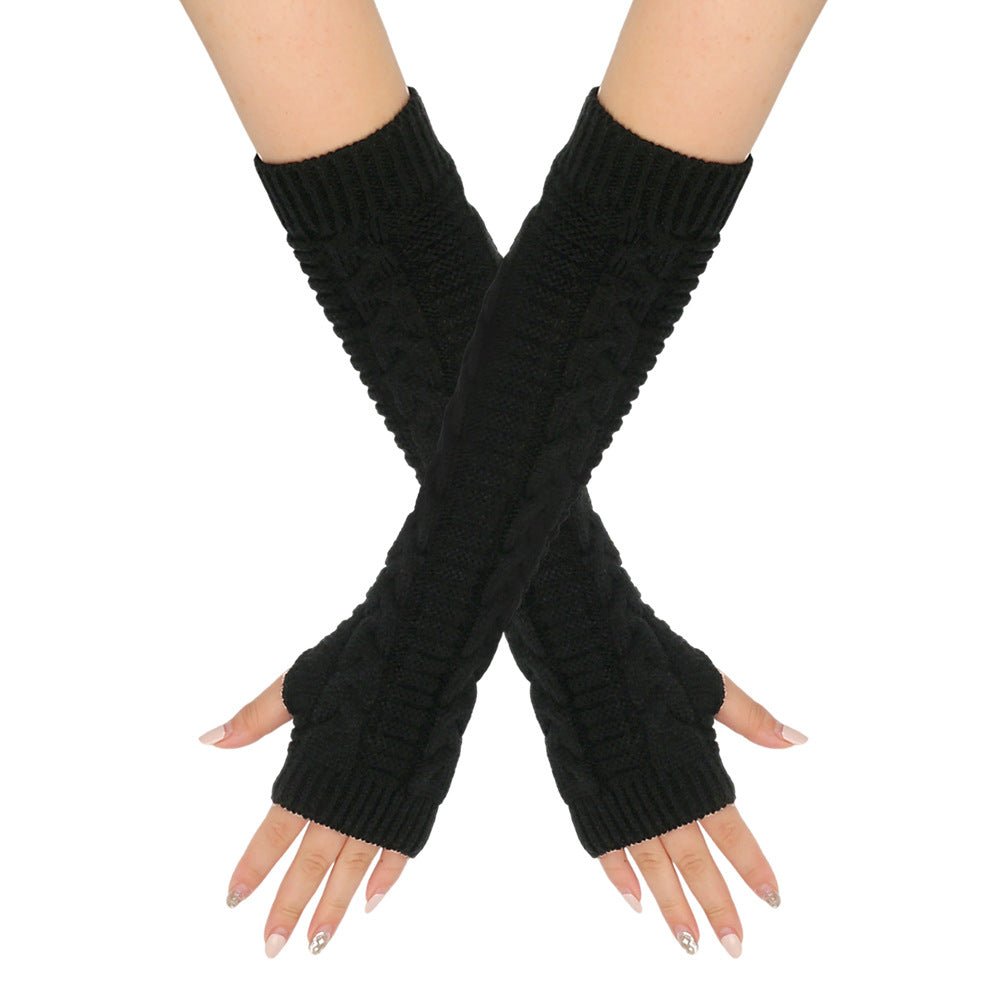 ‌Cozy Warm Cable-Knit Arm Sleeve Covers (MAC310)
