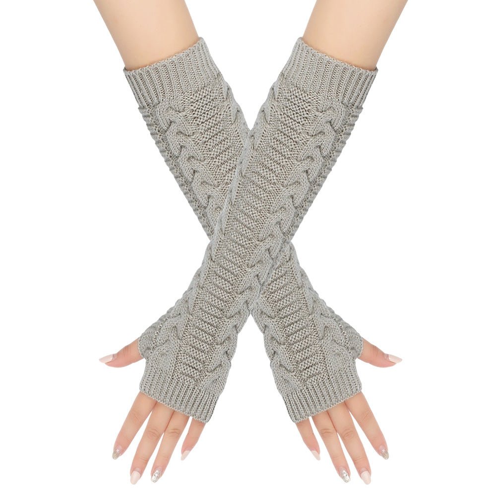‌Cozy Warm Cable-Knit Arm Sleeve Covers (MAC310)