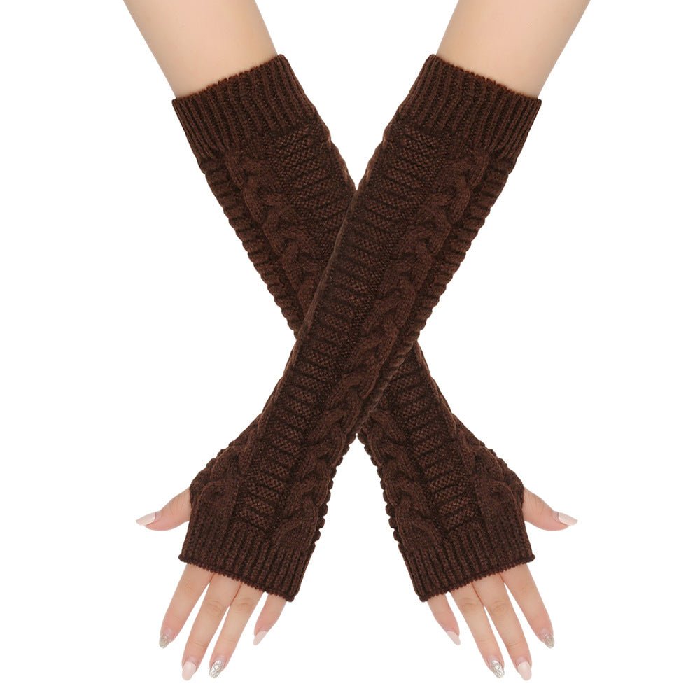 ‌Cozy Warm Cable-Knit Arm Sleeve Covers (MAC310)