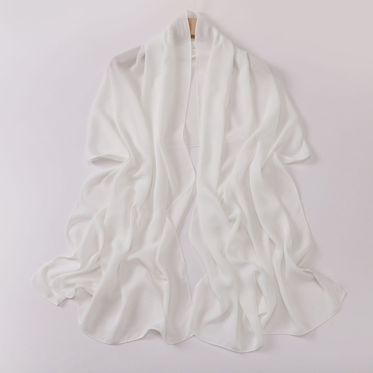Crinkle-Resistant Long Hijab Silk-Like Hijab (MH154)