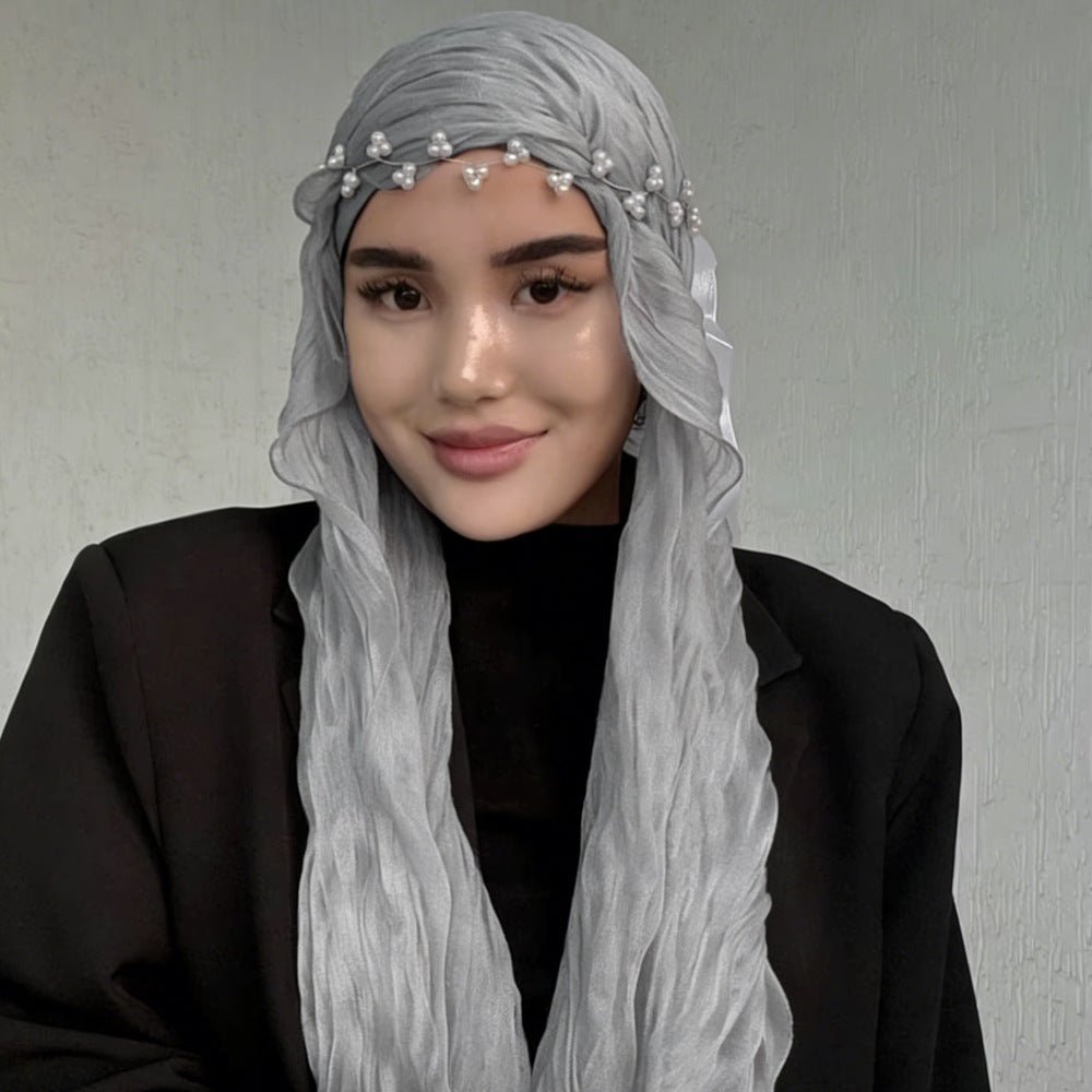 Crinkle Shimmer Hijab(MH228)