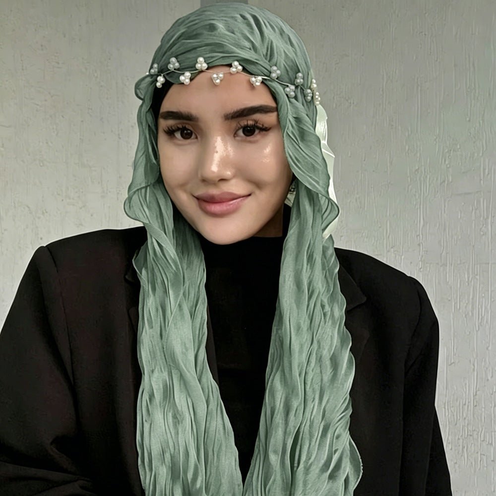 Crinkle Shimmer Hijab(MH228)