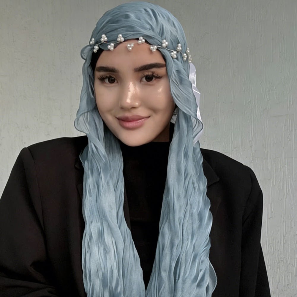 Crinkle Shimmer Hijab(MH228)