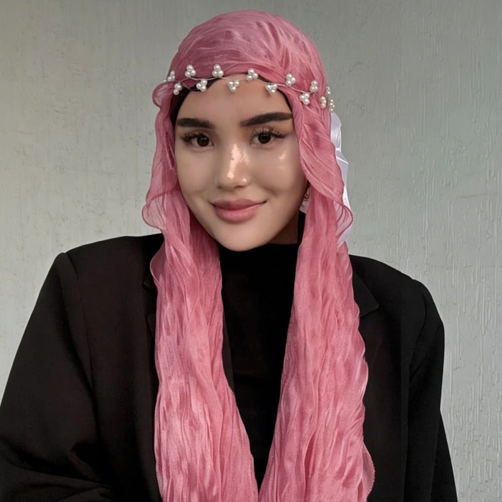 Crinkle Shimmer Hijab(MH228)
