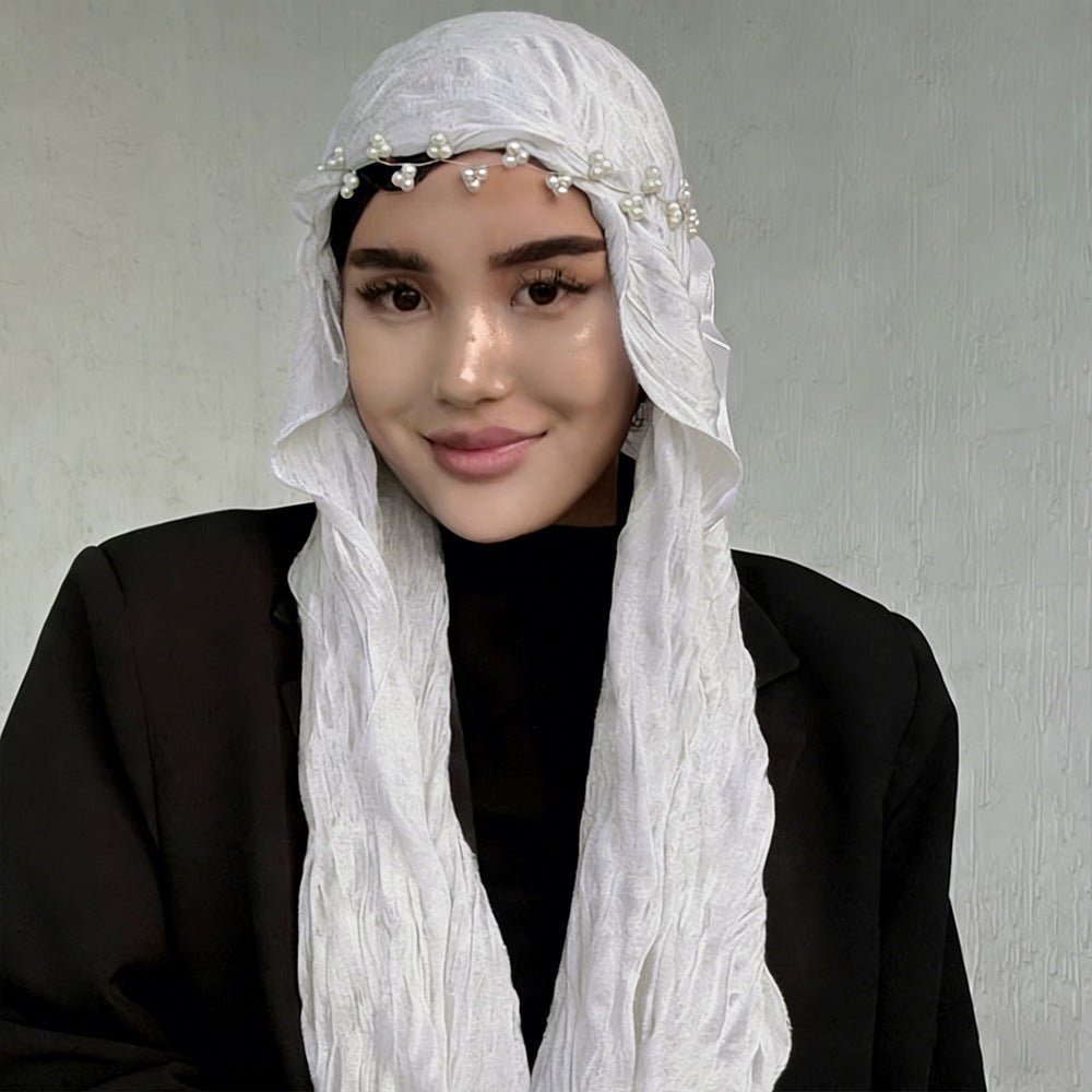 Crinkle Shimmer Hijab(MH228)