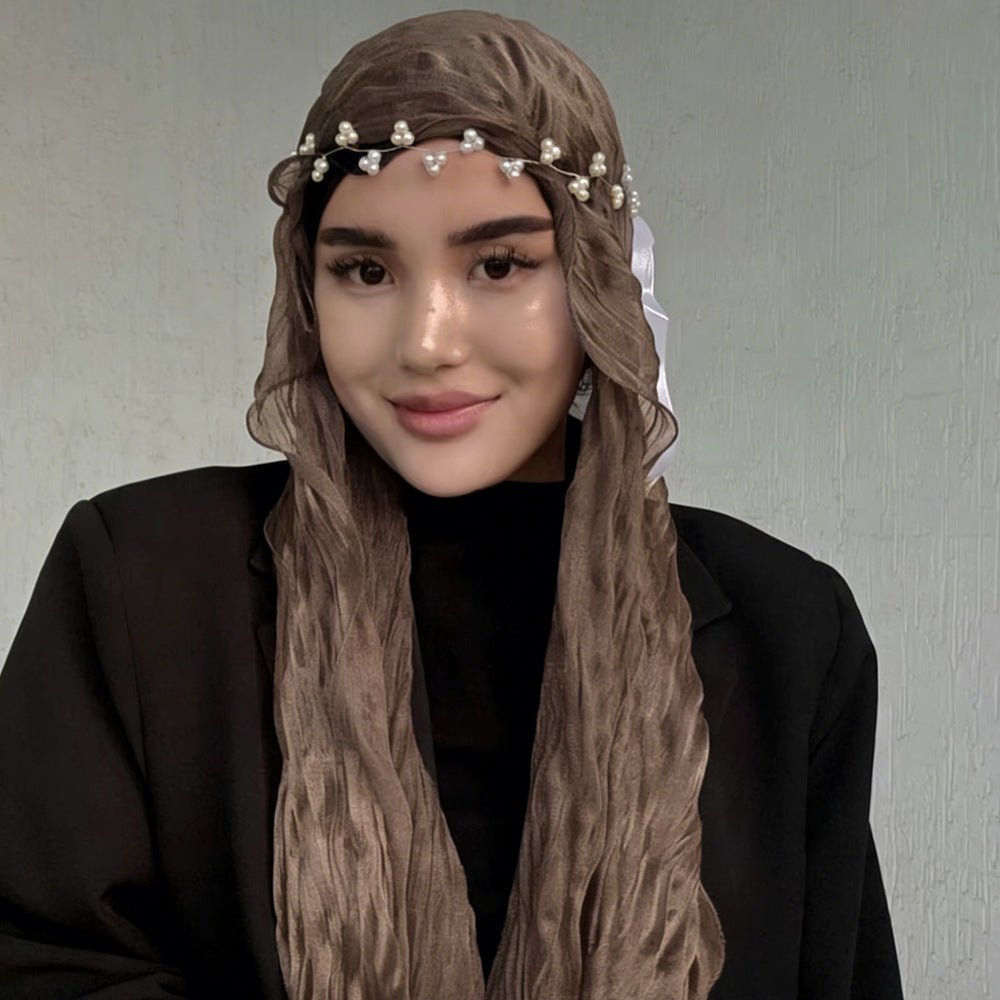 Crinkle Shimmer Hijab(MH228)