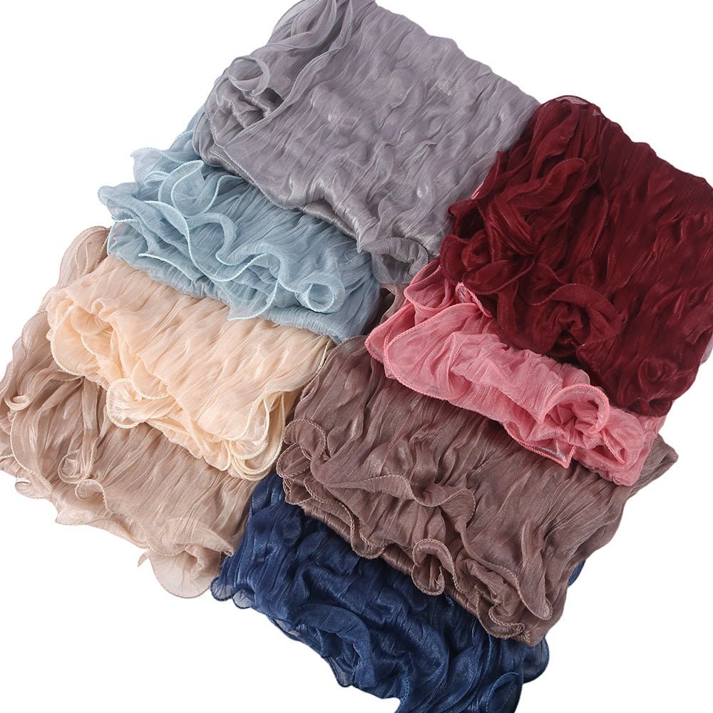 Crinkle Shimmer Hijab(MH228)