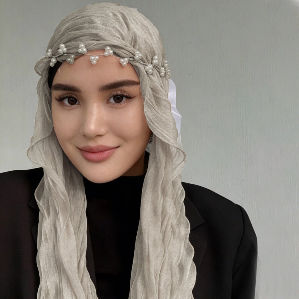 Crinkle Shimmer Hijab(MH228)