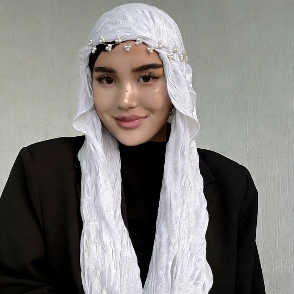 Crinkle Shimmer Hijab(MH228)
