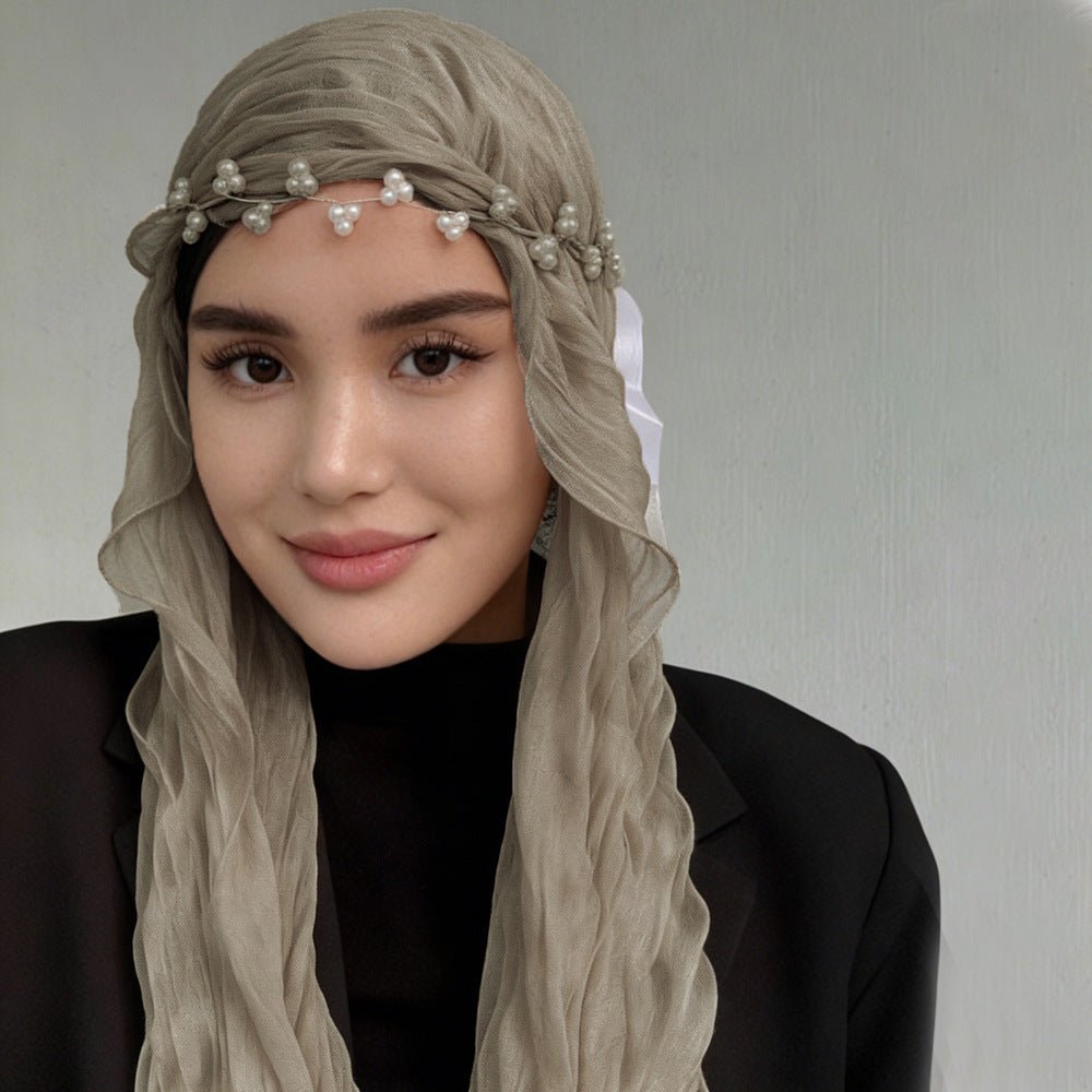 Crinkle Shimmer Hijab(MH228)
