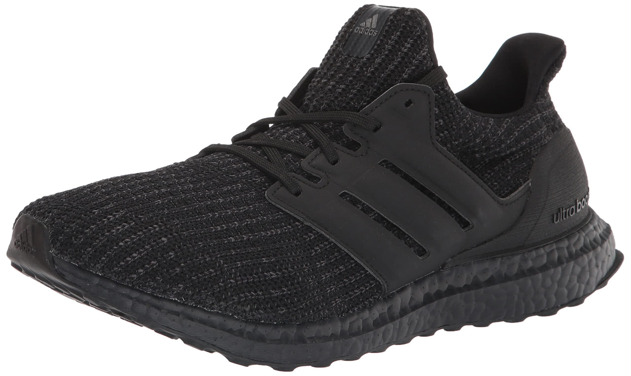 adidas Womens Ultraboost 4.0 DNA Running Shoe Black/Black/Active Red 5.5