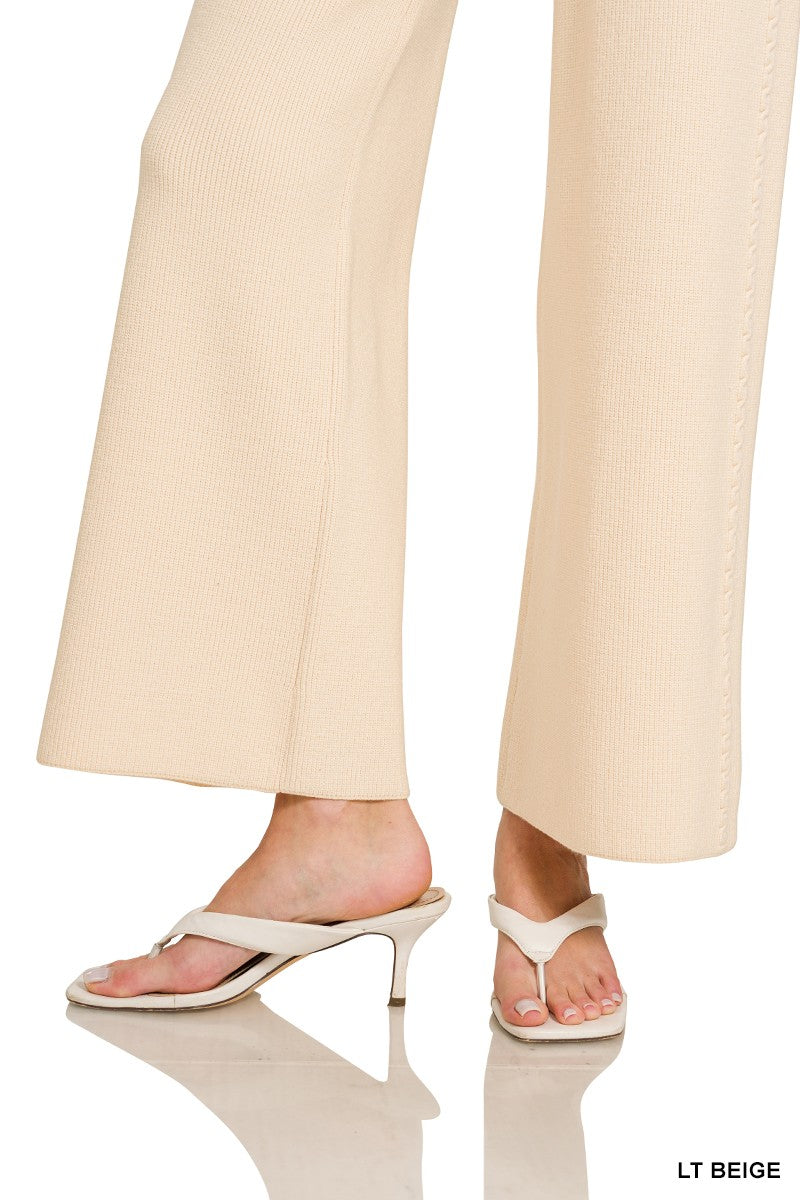 Zenana Viscose Sweater Pants