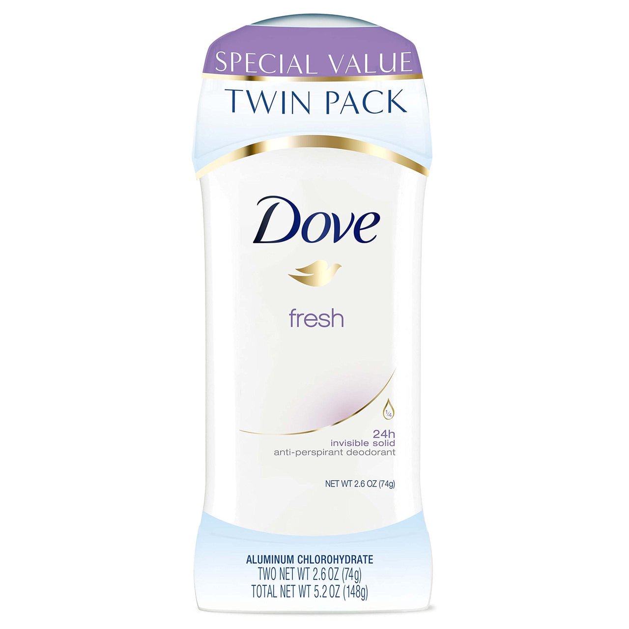 Dove Deodorant Fresh 2.6 oz Twin Pack