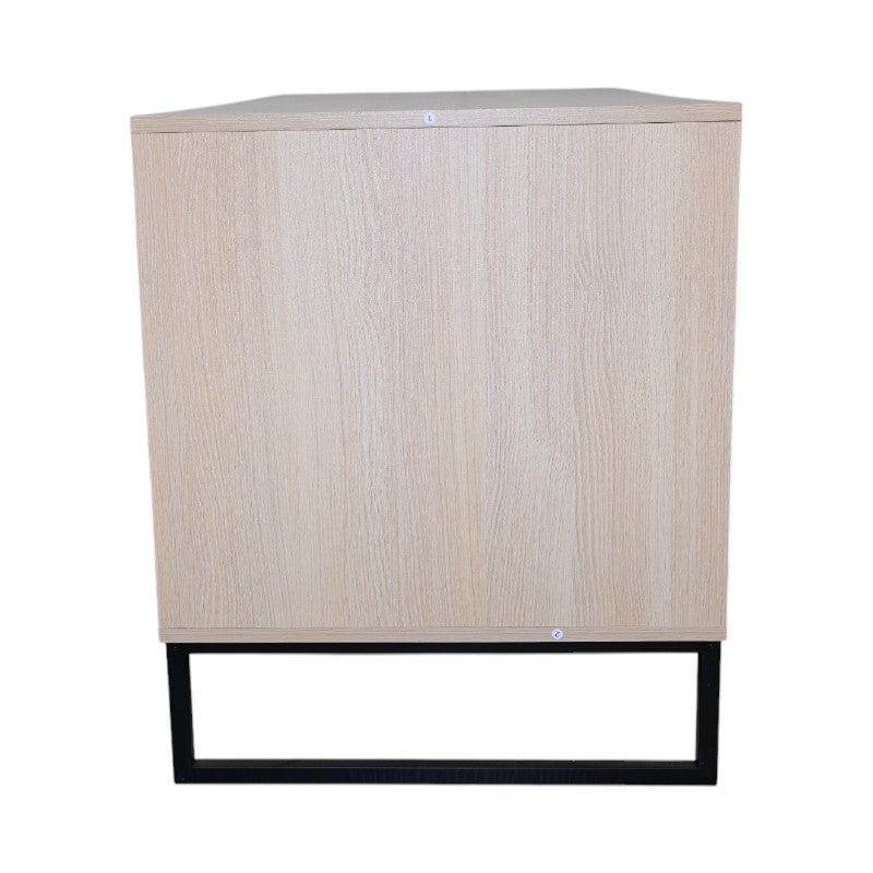 Modern Wooden Cat House with Scratching Mat - 47.64' x 21.46' x 25.98', 76.4 lbs