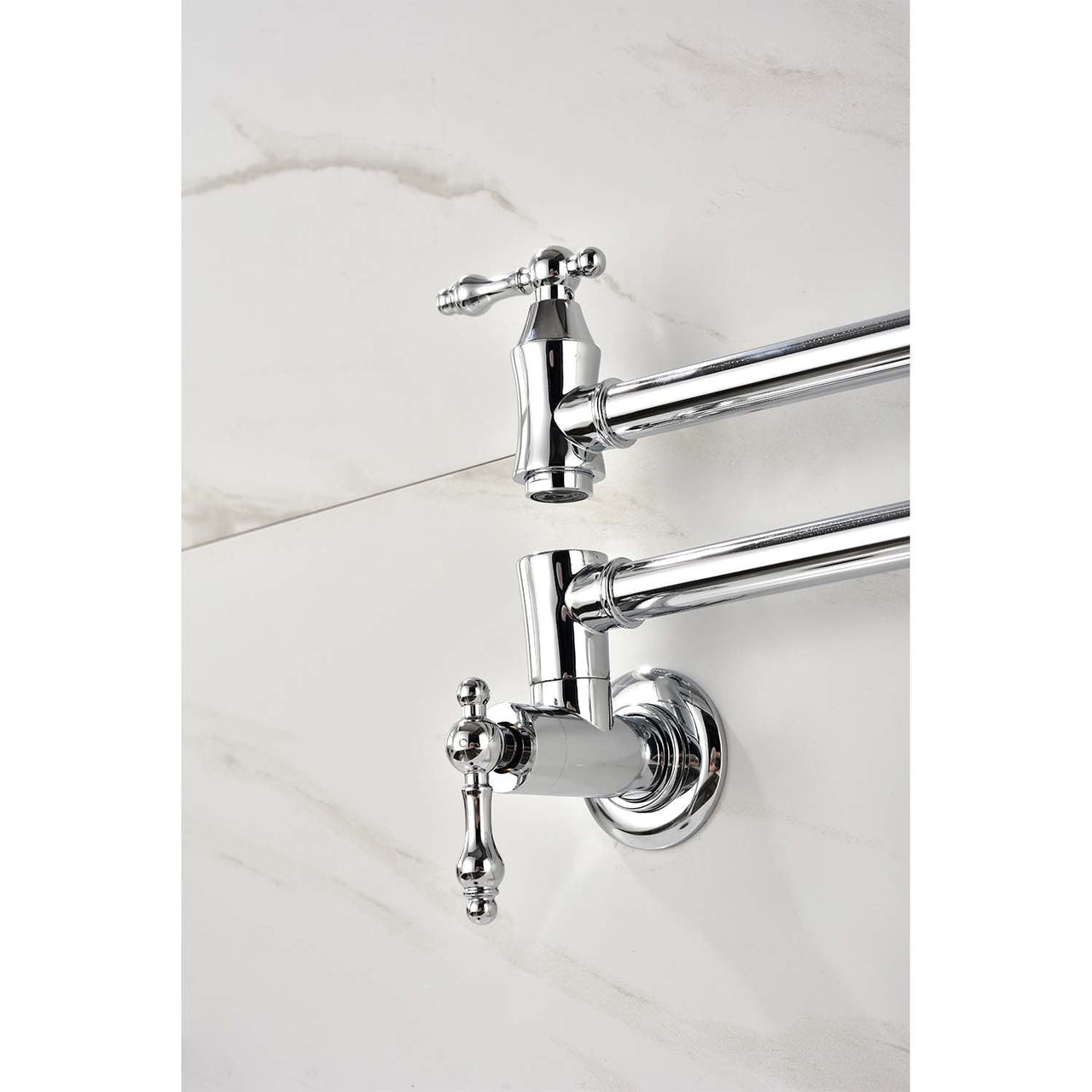 Wall Mount Folding Kitchen Pot Filler Faucet