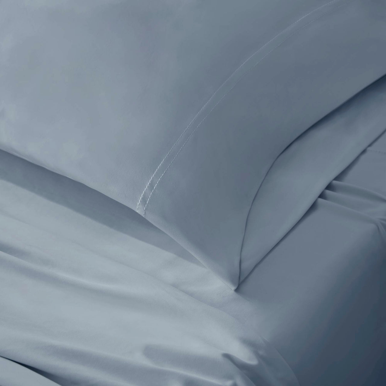 4-Piece Queen Stretch Jersey Sheet Set,Blue
