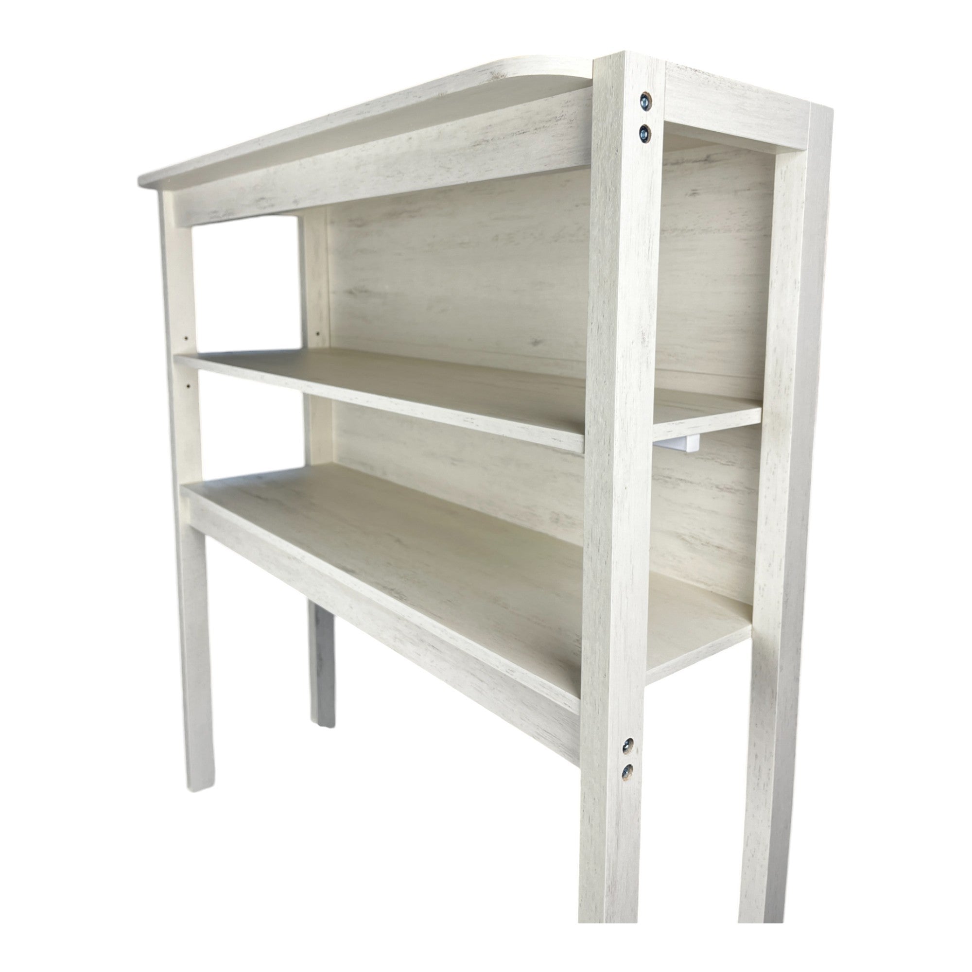 31.5' White and Black color 5-Tier Bakers Rack for Kitchen with Storage, Coffee Bar, Kitchen Shelves,  Microwave Stand