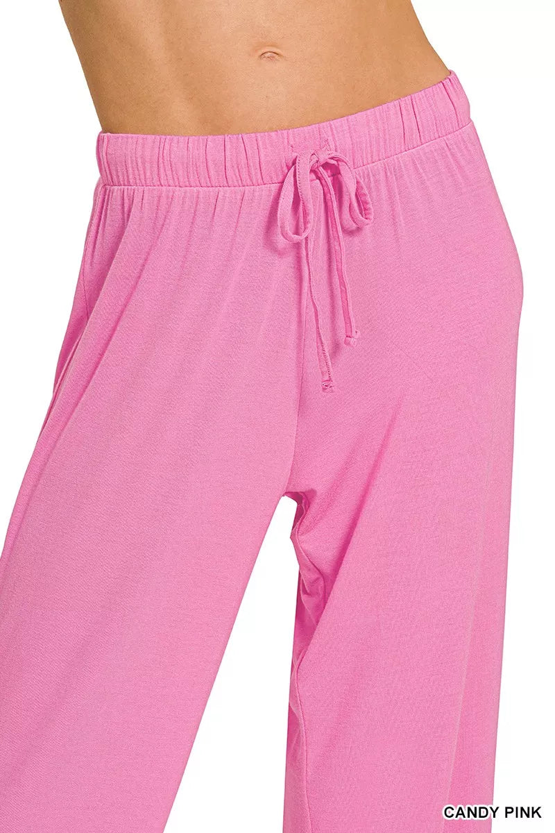 Zenana V-neck Oversized Top & Pants Set