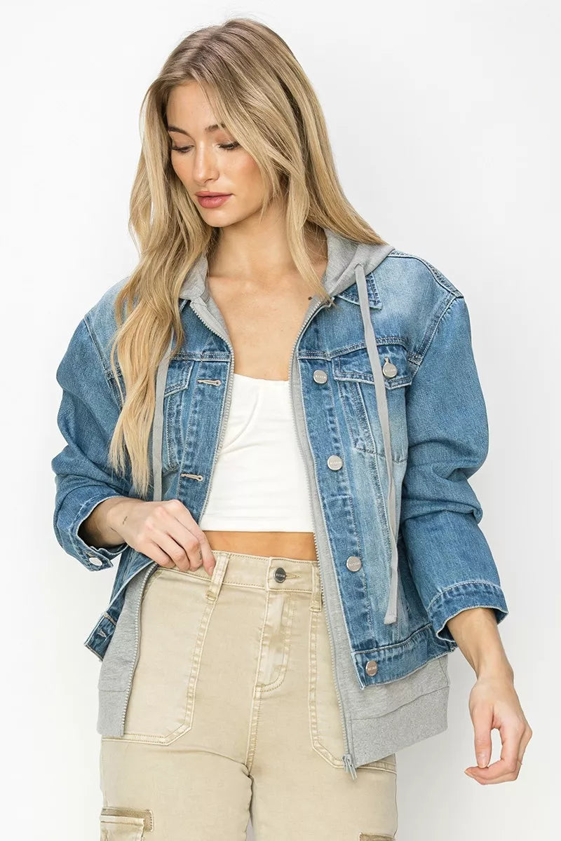 RISEN Oversized Hoodie Jacket