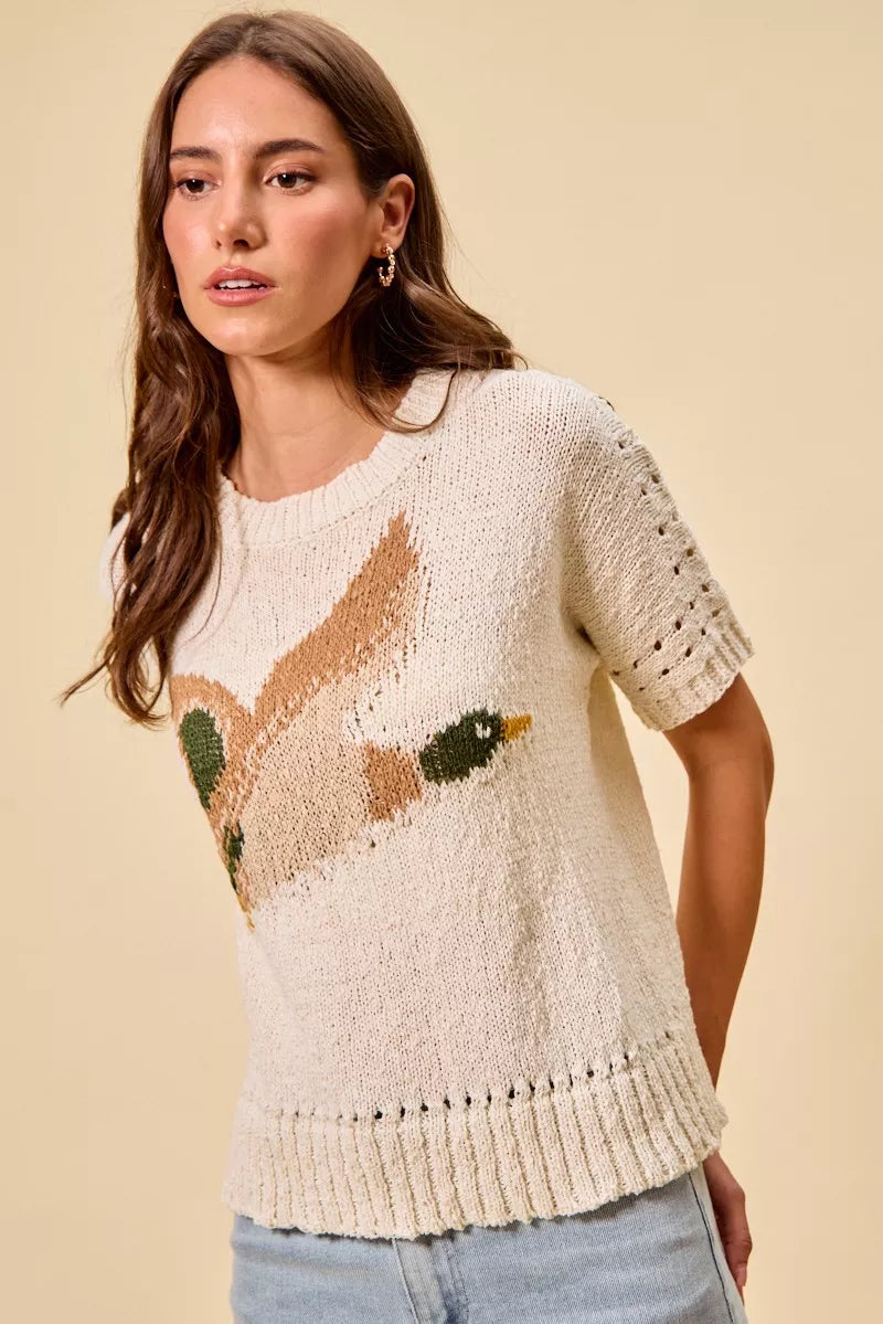 SO ME Flying Duck Sweater Top