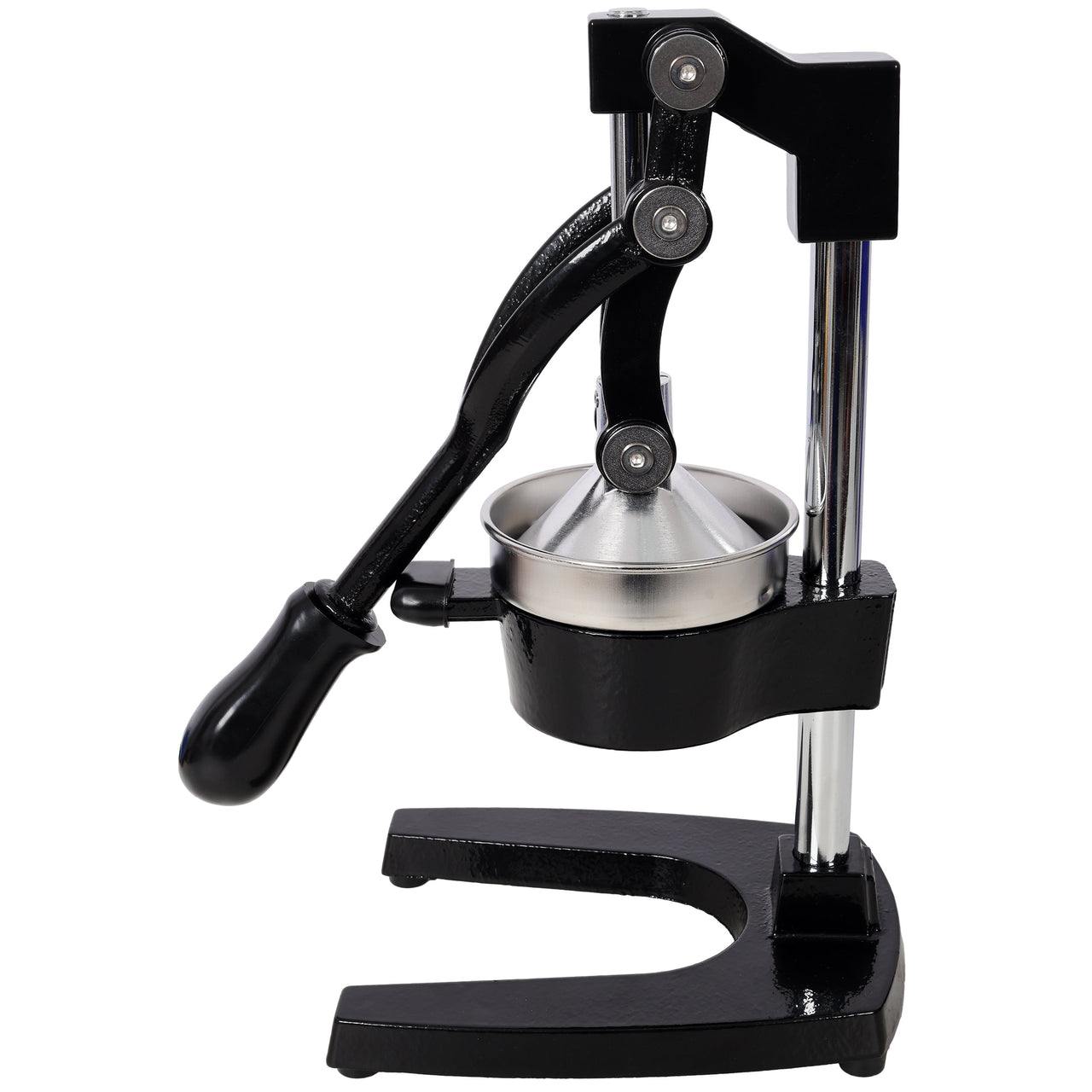 Cast Iron Citrus Juicer , Extra-Large Commercial Grade Manual Hand Press , Heavy Duty Countertop Squeezer for Fresh Orange Juice ,Black Color
