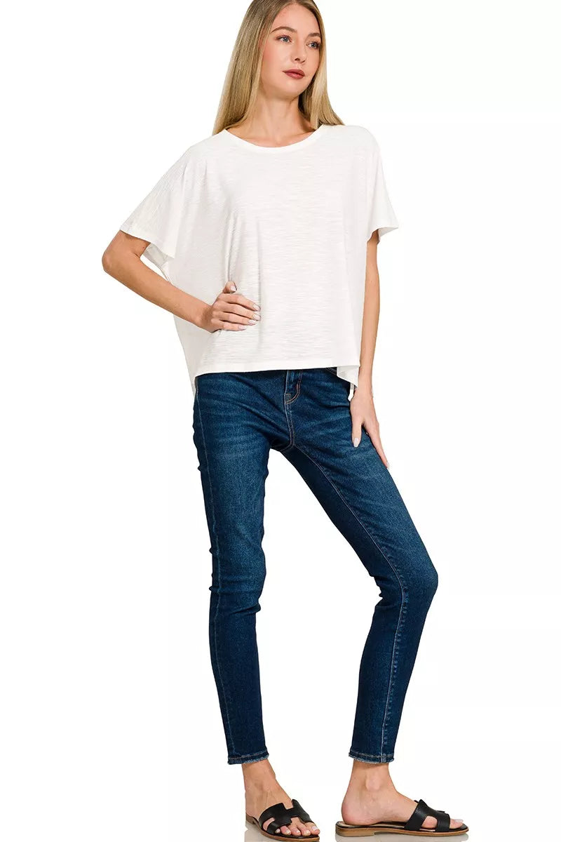 Zenana Round Neck Short Sleeve T-Shirt