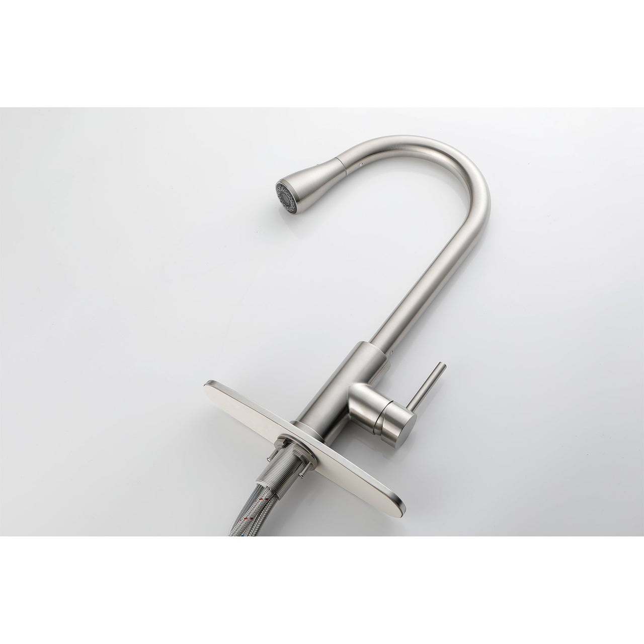 Single Handle Kitchen Sink Faucet with Pull Out Sprayer