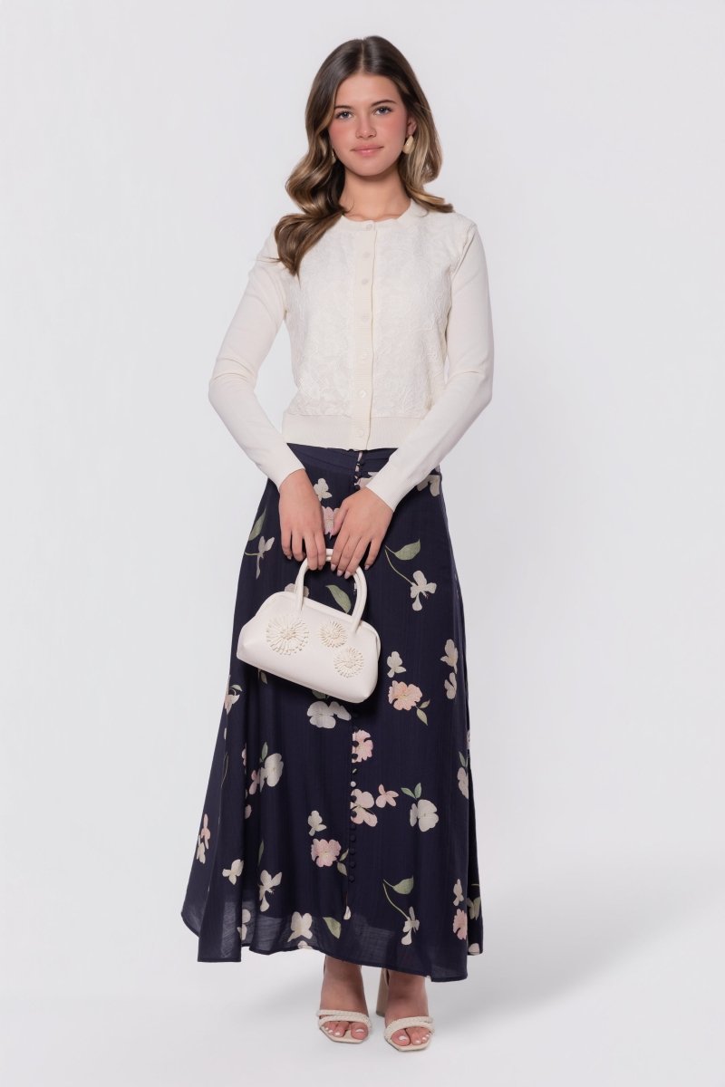 Dahlia Cardigan (White)