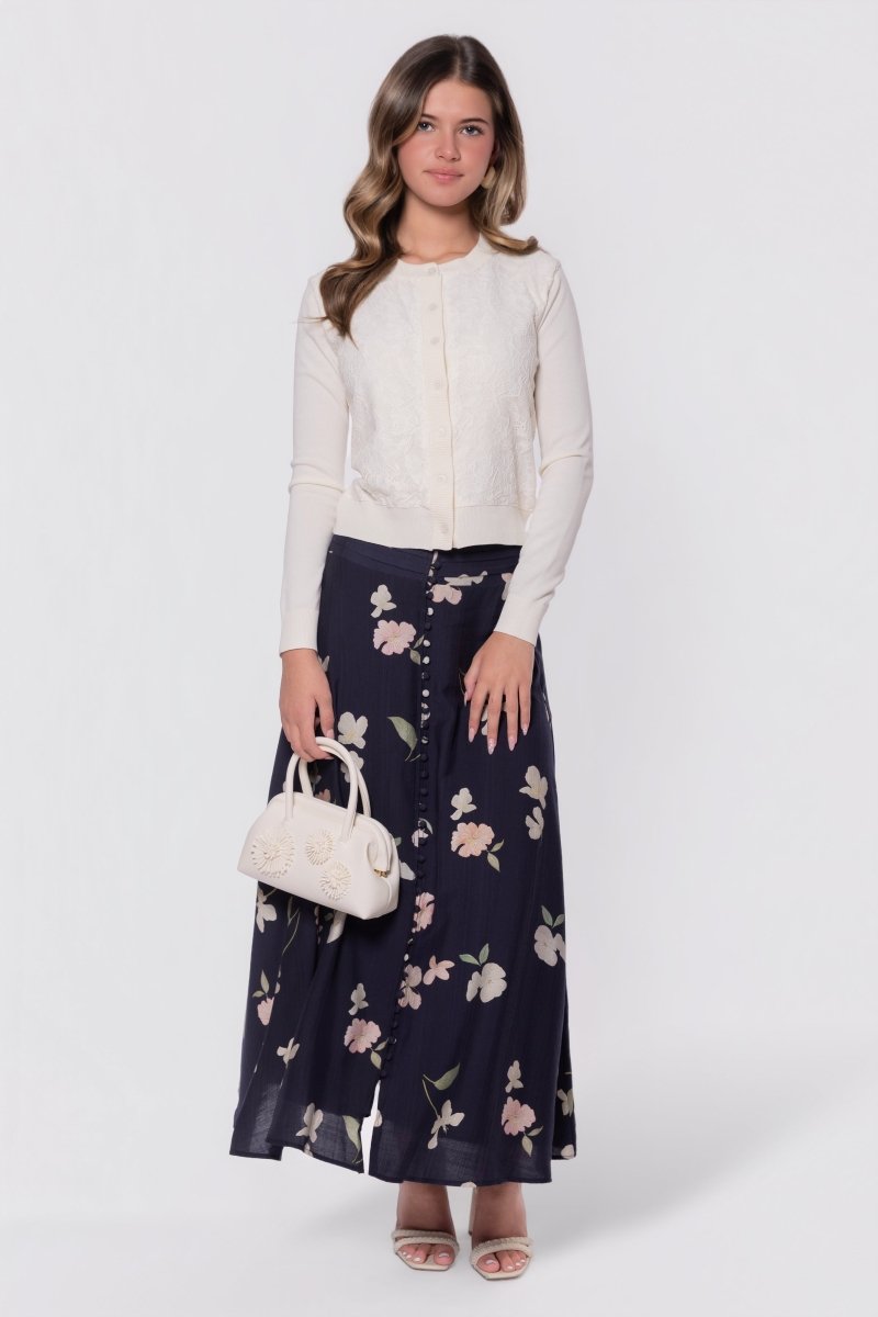 Dahlia Cardigan (White)