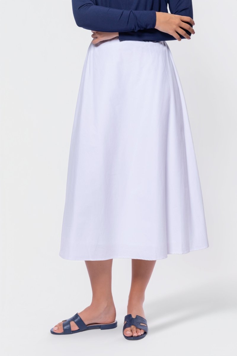 Dakota Skirt (White Solid)