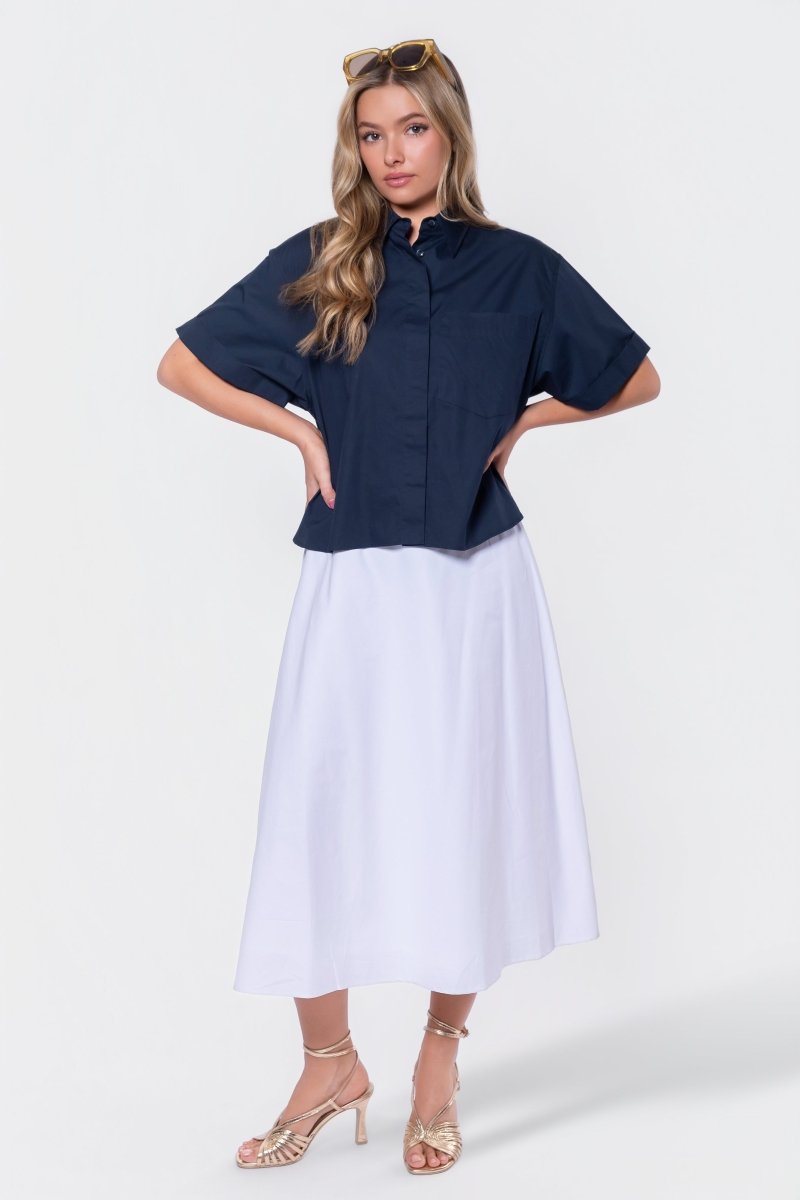 Dakota Skirt (White Solid)