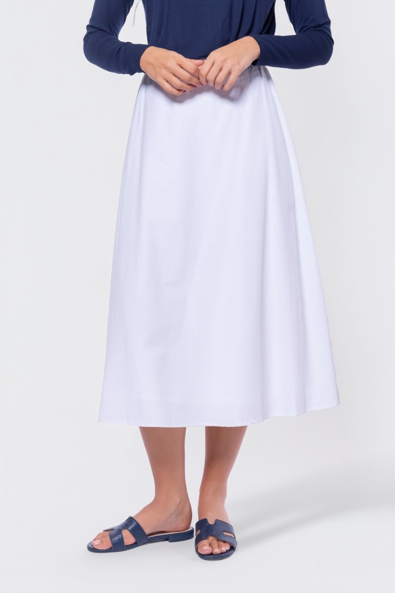 Dakota Skirt (White Solid)