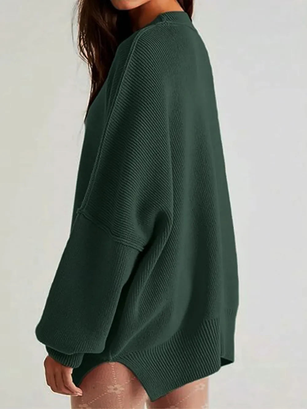 Round Neck Long Sleeve Sweater