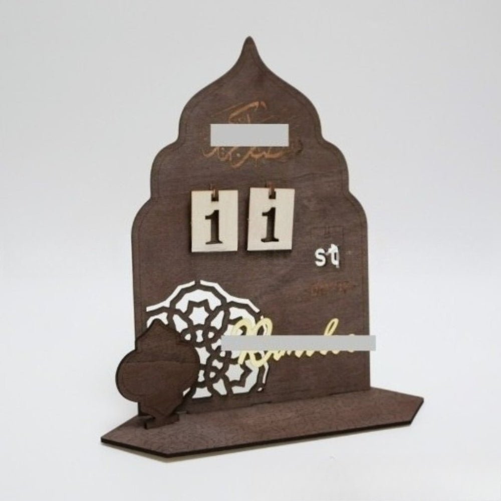 DIY Wooden Star & Moon Countdown Calendar (MAC337）