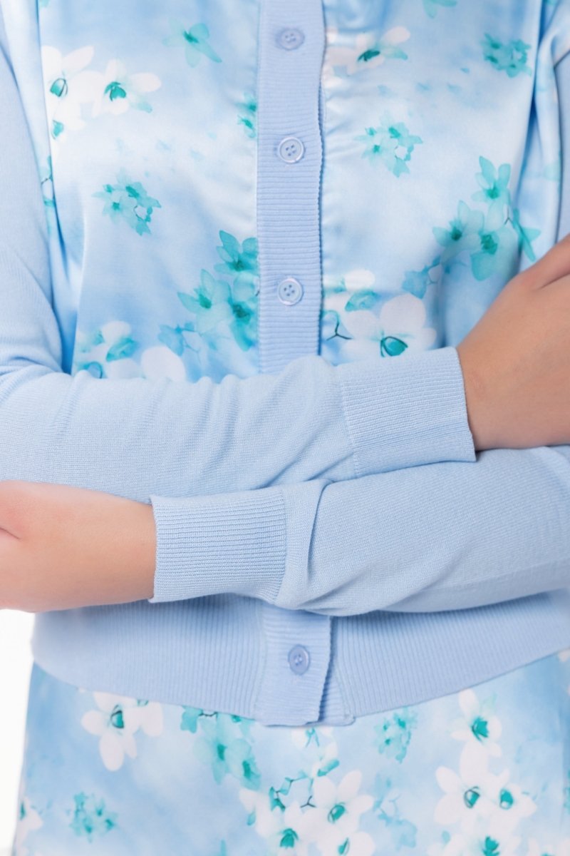 Donna Cardigan (Mint Flower)