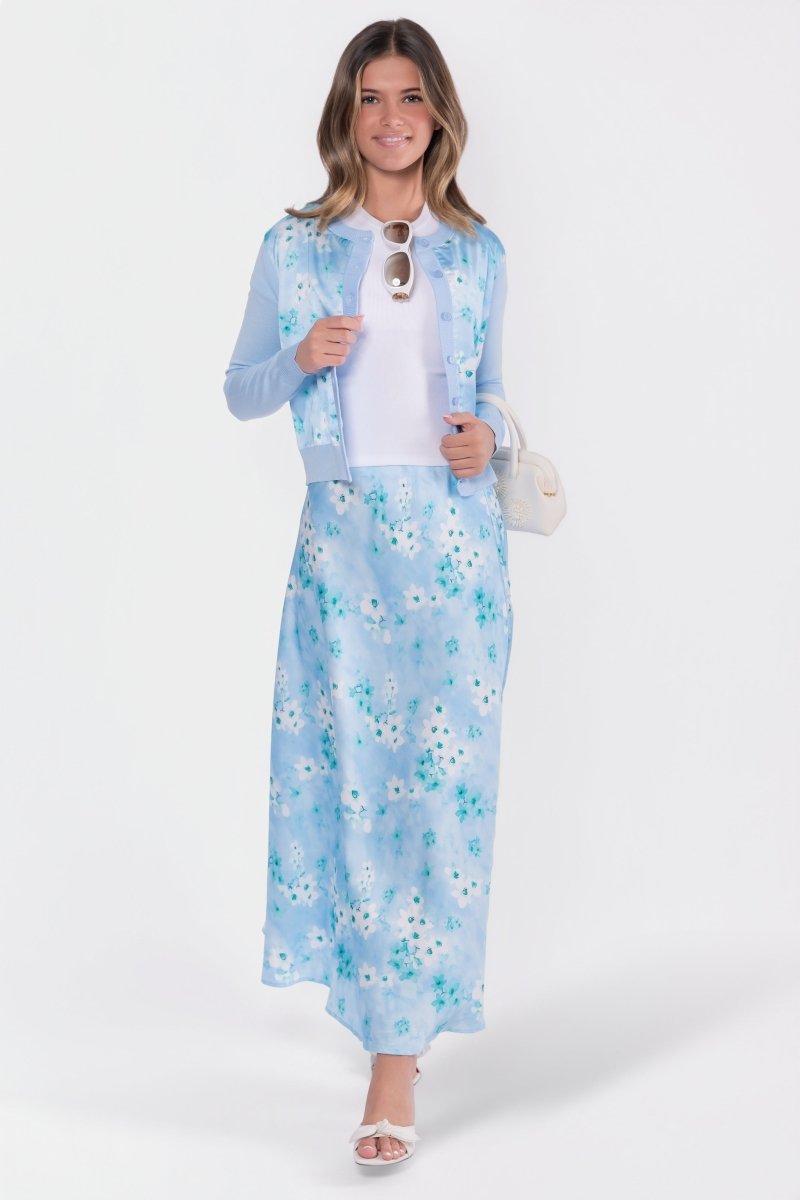 Donna Cardigan (Mint Flower)