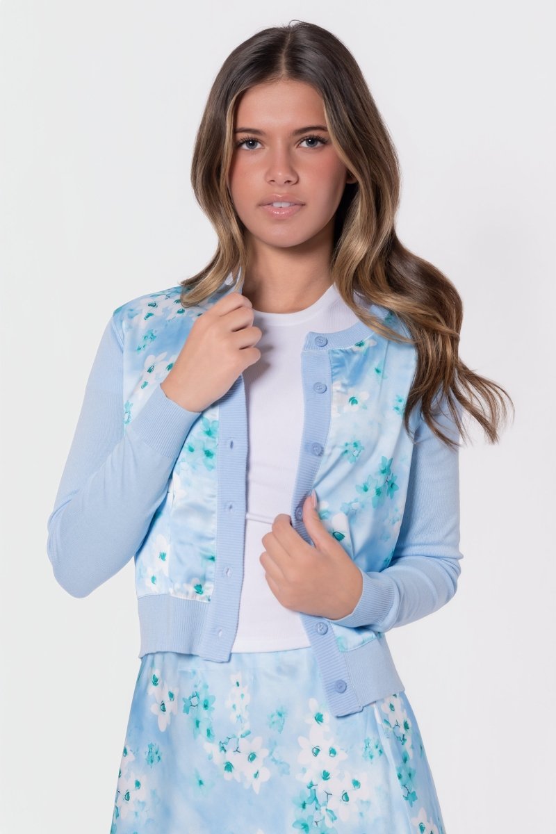 Donna Cardigan (Mint Flower)