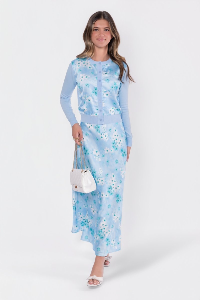 Donna Cardigan (Mint Flower)
