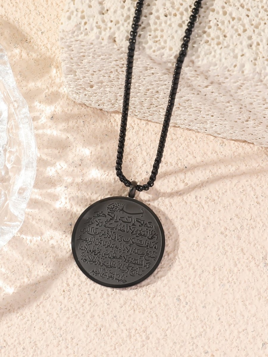 Double-Sided Titanium Steel Necklace(MAC224)(WITH GIFT BOX)