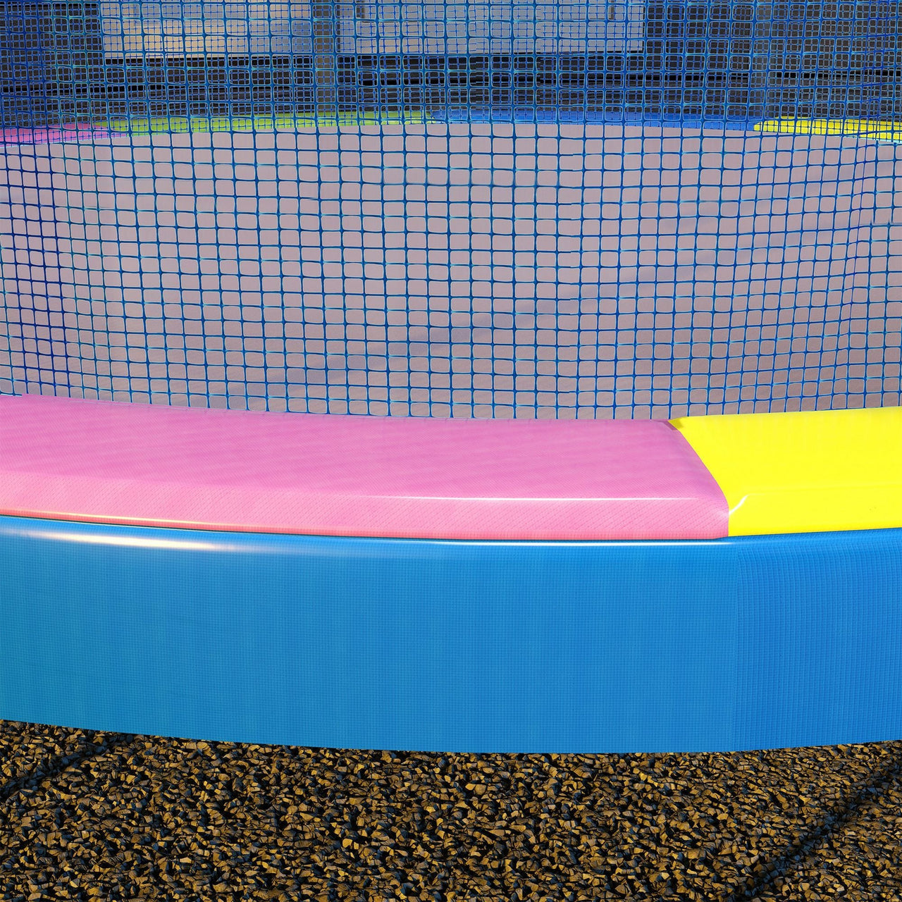 14FT Trampoline Spring Cover, Safety Trampoline Pad Replacement, Waterproof and Tear Resistant, All Weather Trampoline Accessories, Multi Color