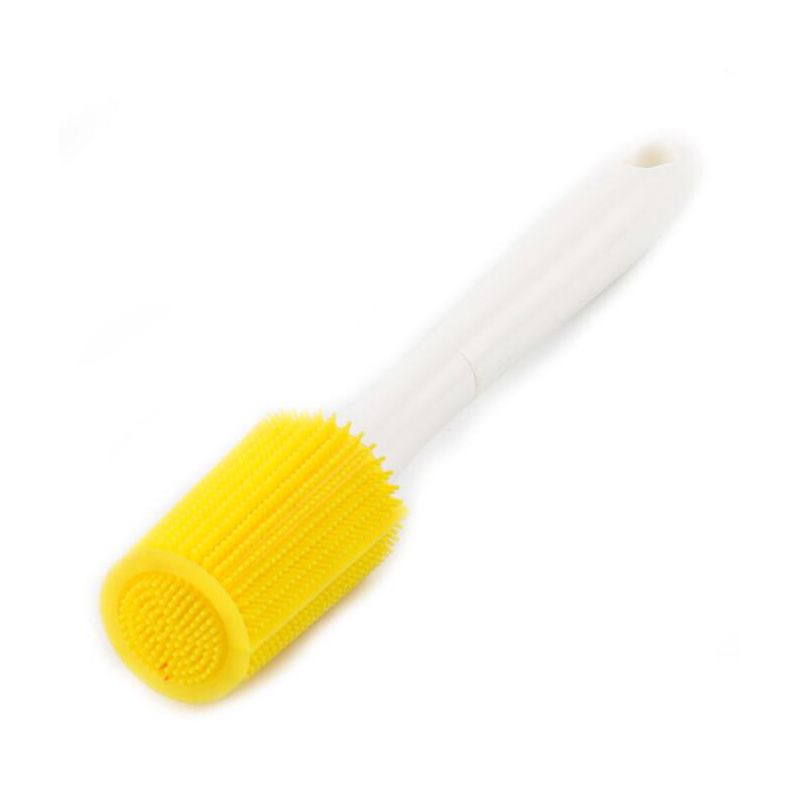 Silicone Cleaning Bottle Brush Silica Gel Cleaning Brush Bottle Cup Cleaning Brush for Glass Cup T hermos Coffee Mug Long Handle Dishwashing Tool
