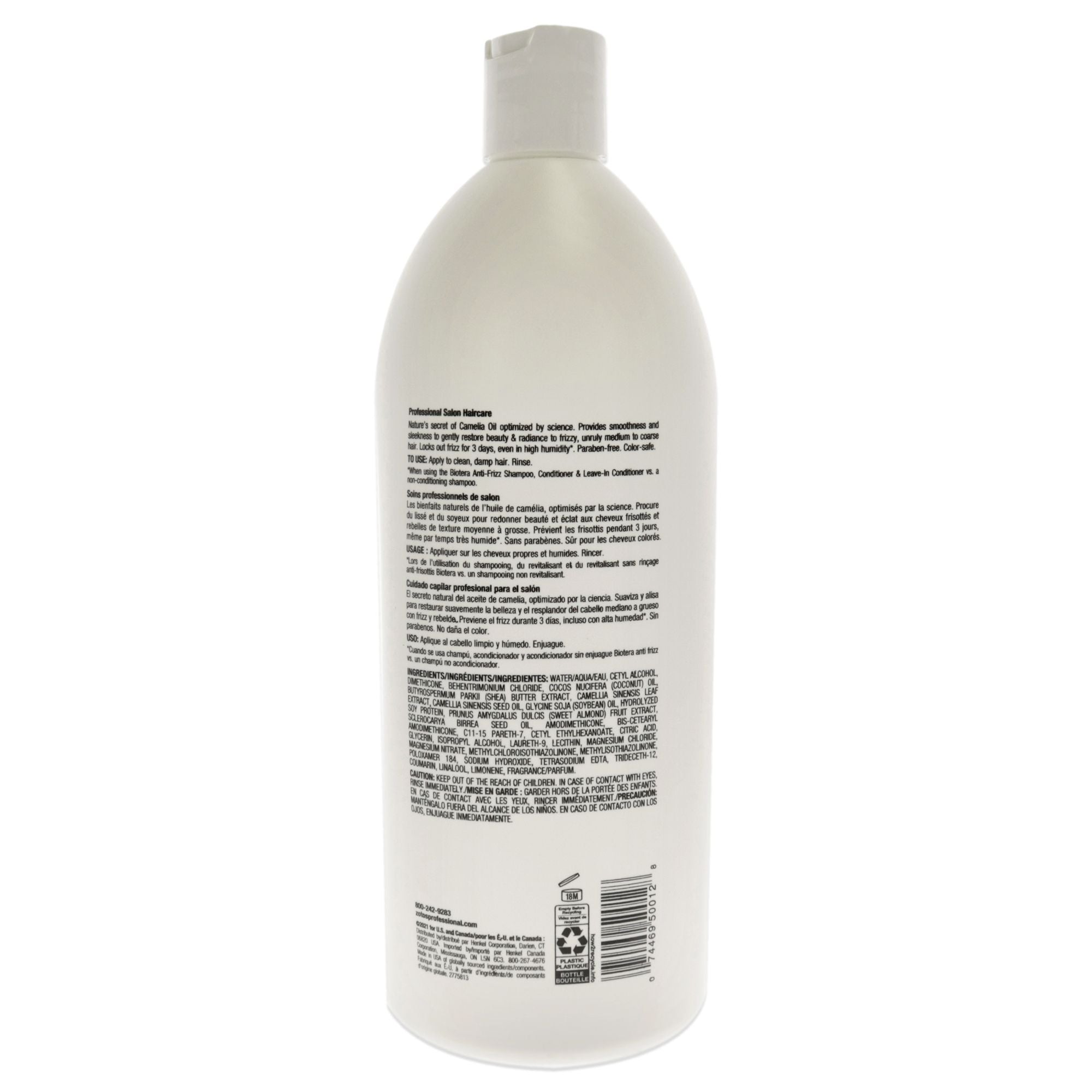 Anti Frizz Conditioner by Zotos for Unisex - 32 oz Conditioner
