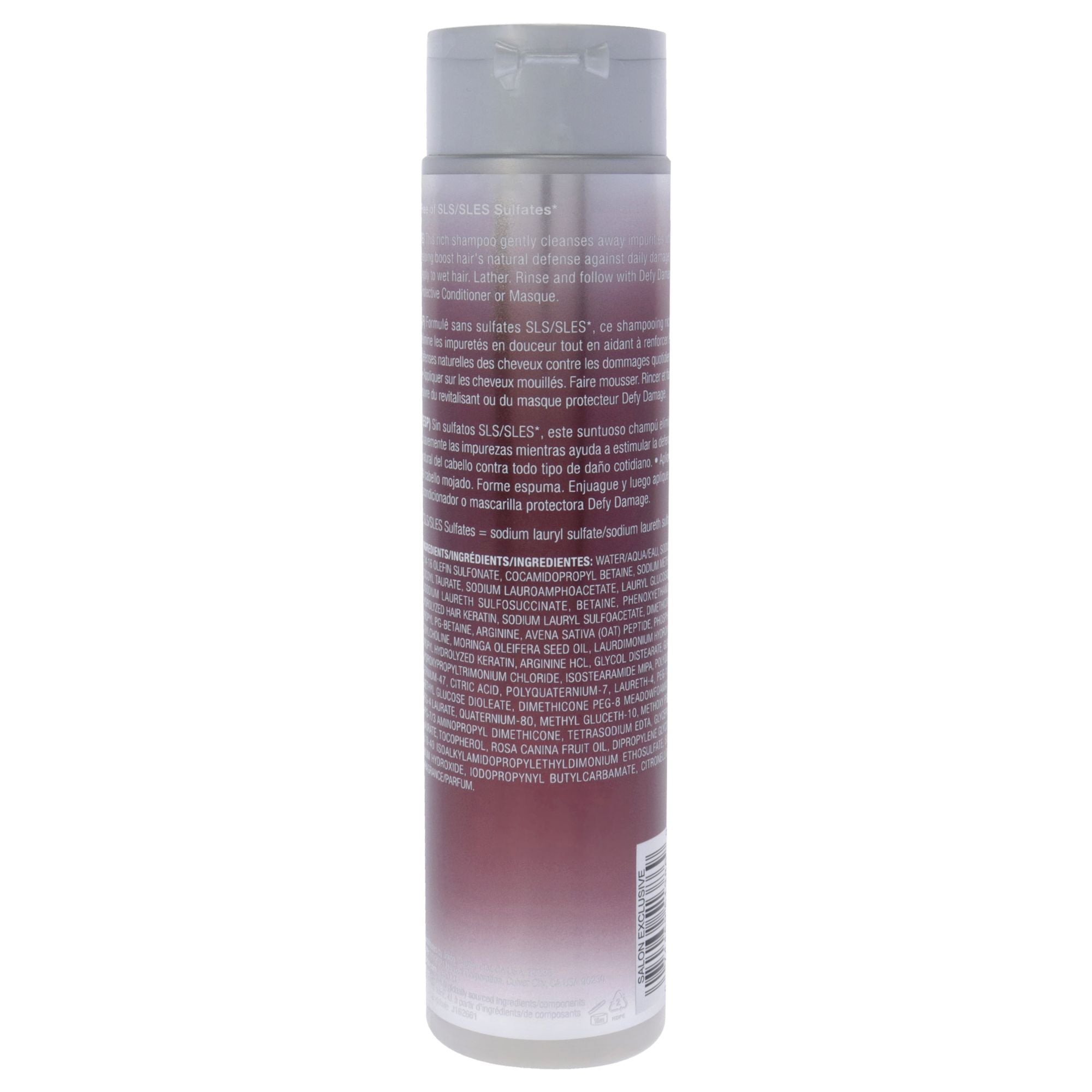 Defy Damage Protective Shampoo by Joico for Unisex - 10.1 oz Shampoo