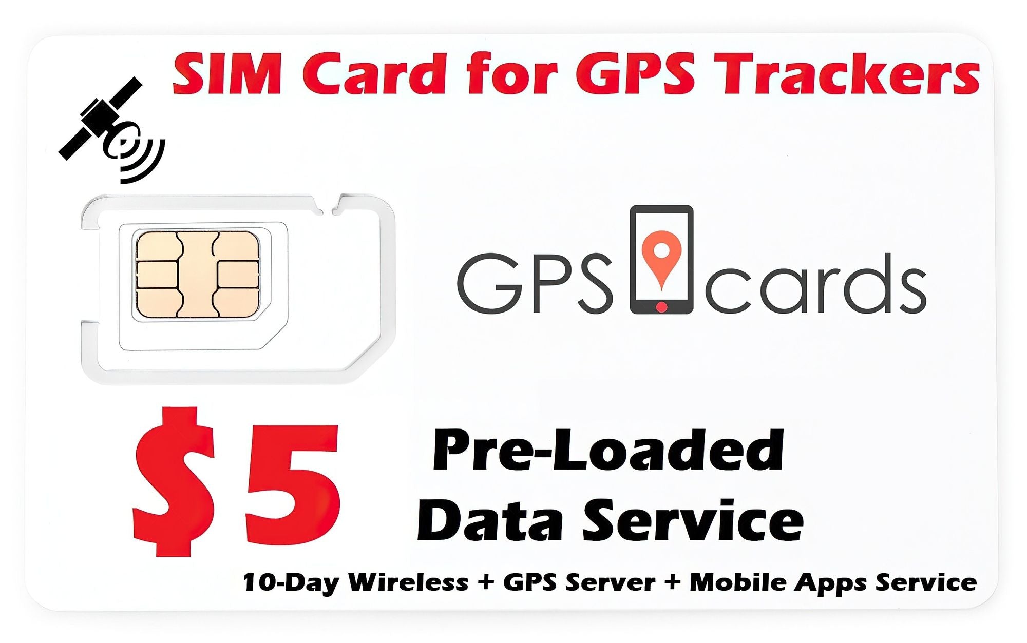 Sim card for Coban GPS408 with Large Magnetic & Portable Battery