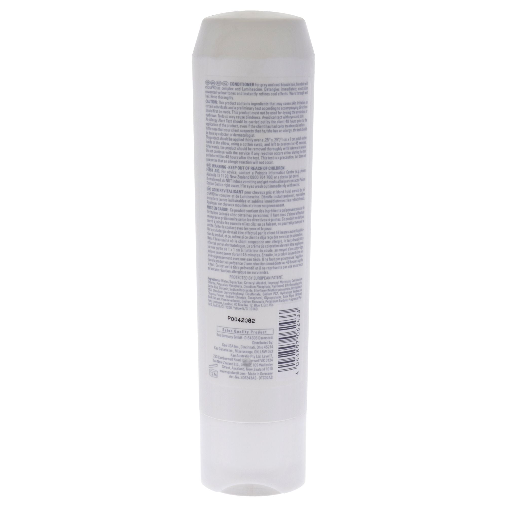 Dualsenses Silver by Goldwell for Unisex - 10.1 oz Conditioner