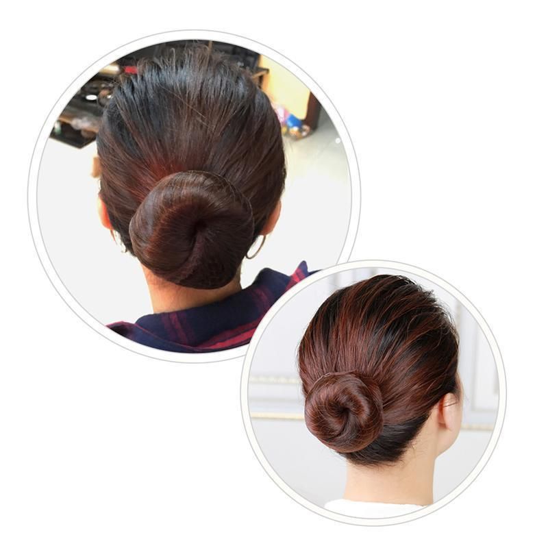 60cm 70cm 80cm 100cm Soft Elastic Nylon Hair Net Star Dance Recital Buns Hair Extension Weaving Cap Black Invisible Hairnets