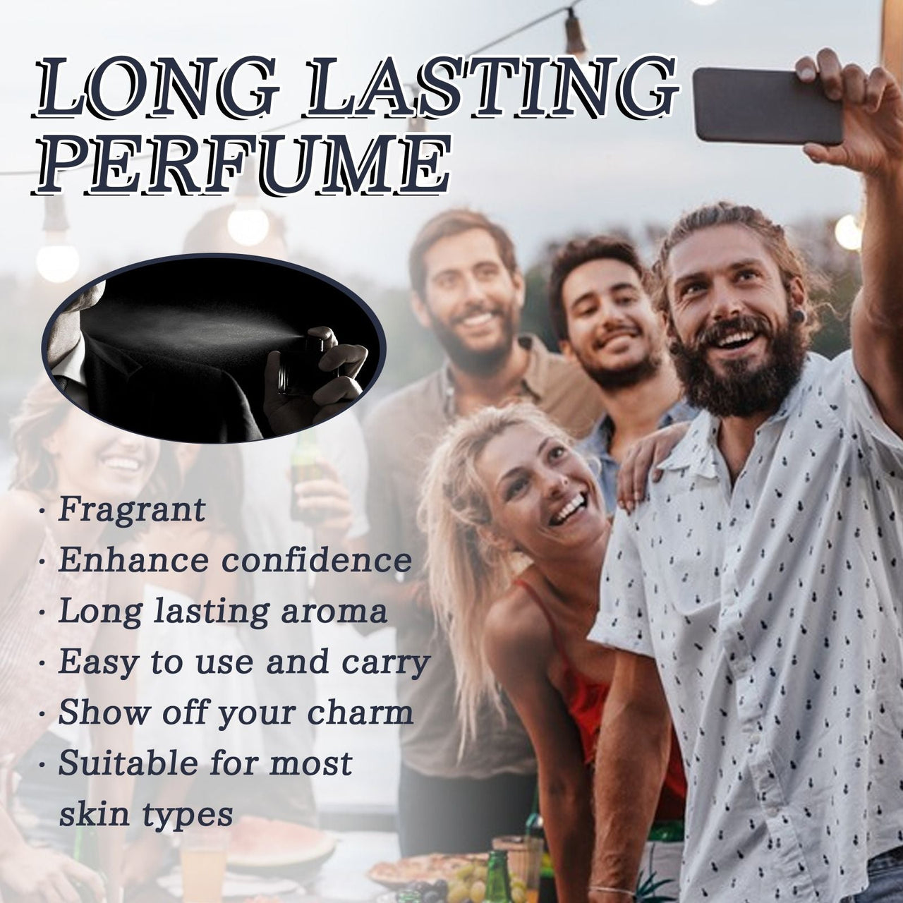 Roxelis Men's Charm Perfume Fragrance Fragrance Natural fresh charm release lasting fragrance couples dating atmosphere perfume