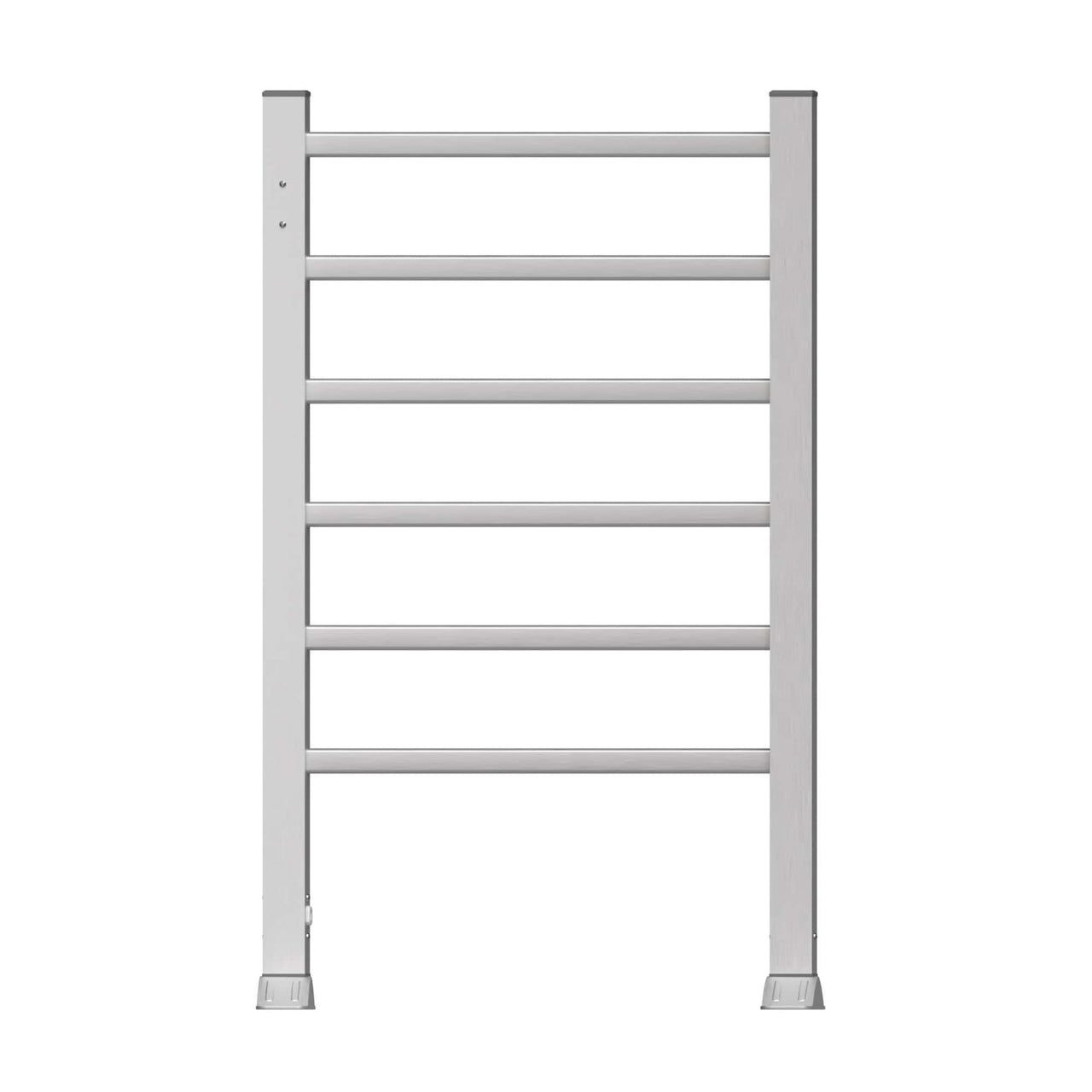 Electric Heated Towel Rack for Bathroom, Wall Mounted Towel Warmer, 6 Stainless Steel Bars Drying Rack