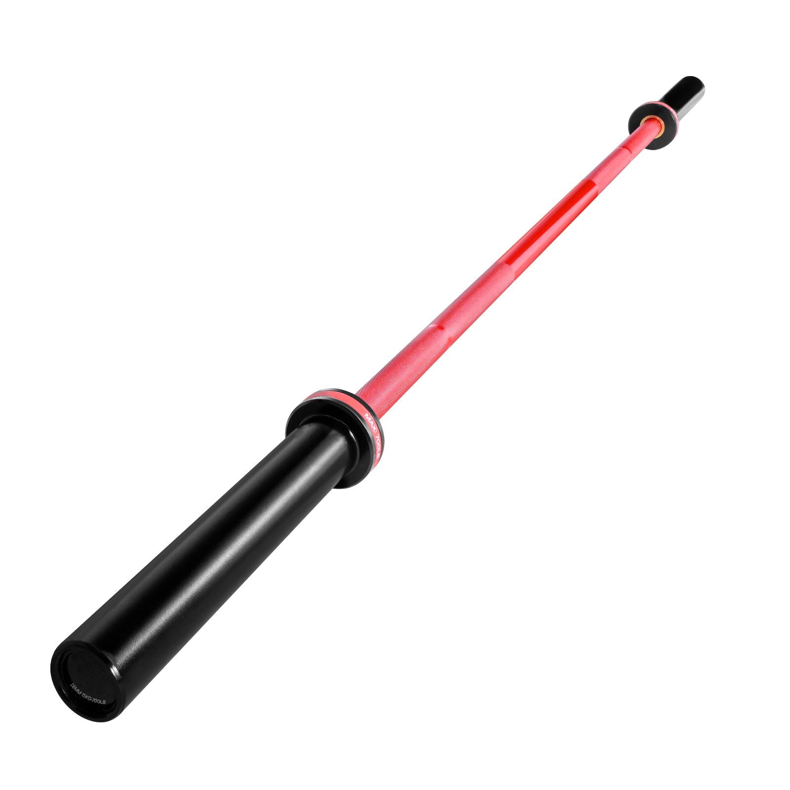 6FT Barbell Bar, Fits 2-Inch Weight Plates, Barbell Bar with Knurled Grip for Strength Training, Weightlifting, Squat, Deadlift, Bench Press, Curl, Overhead Press, 700lbs/317kg Capacity