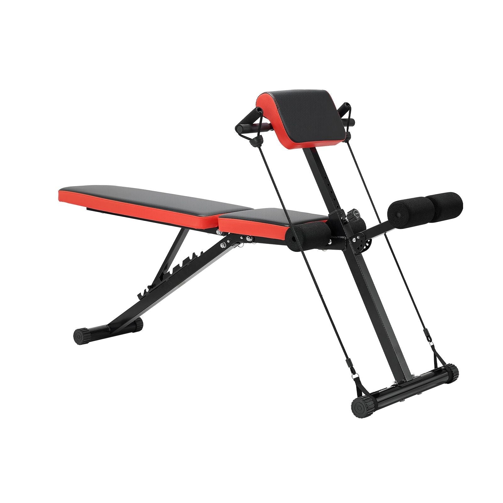 Multi-Functional Weight Bench for Full Body Workout, Roman Chair Hyperextension Bench, 770 lbs Adjustable & Foldable Equipment for Back Arm Core Ab Workout, Sit Up Exercise Machine for Home Gym
